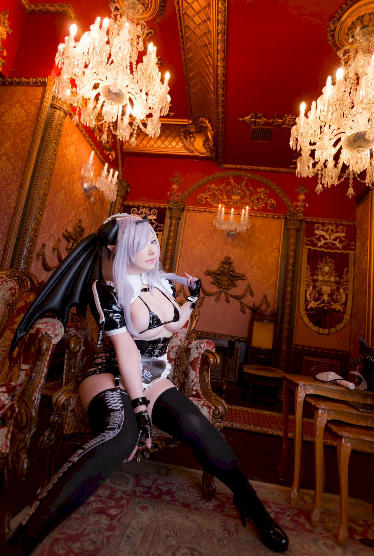 ģ ShootingStar (SAKU) coserӰ Succubus ߾ϸͼ Maid s [Cosplay] P.1 